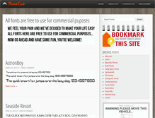 Tablet Screenshot of fontcab.com